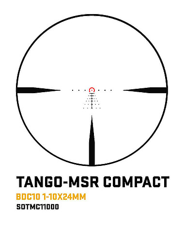 Sig Sauer TANGO-MSR Compact LPVO 1-10x24 SFP Belyst BDC10 - bild 5 av 5