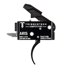 Triggertech Competitive AR-15 Pro Curved Svart/Svart