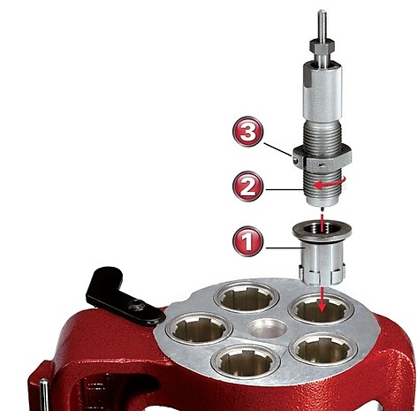 Hornady Two-Die Rifle Dieset 2 22-250 REM (.224) Laddverktyg - bild 2 av 3