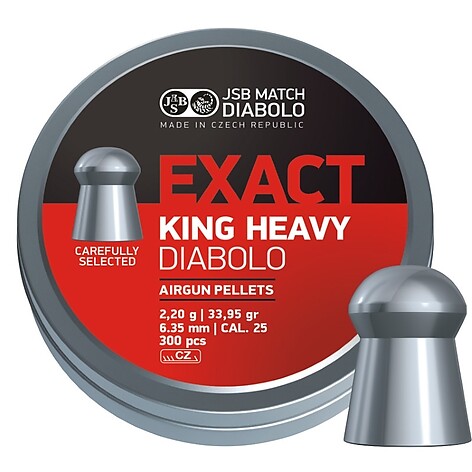 JSB Exact King Heavy 6.35mm - 2.2g 300st