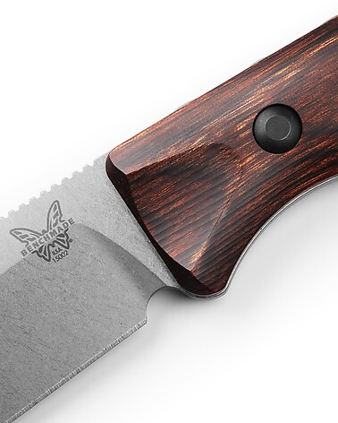 Benchmade 15002 Saddle Mountain Skinner Wood Kniv - bild 5 av 5