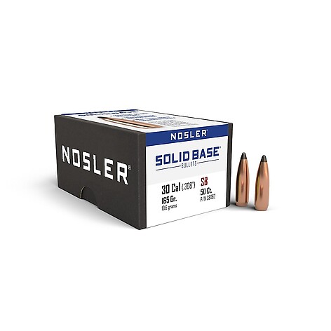 Nosler Solid Base SP .30 165gr 50/Box - bild 2 av 2
