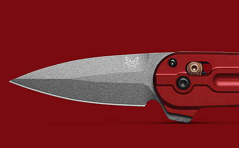 Benchmade 491 Lowden Crater Blue Aluminium Kniv - bild 3 av 6