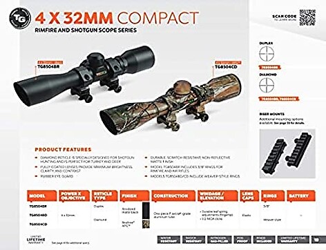 TRUGLO Compact 4x32 Diamond Kamo Kikarsikte - bild 4 av 5