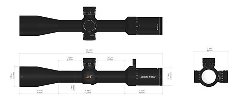 ZeroTech Vengeance 4-16x44 SF FFP RMG Kikarsikte - bild 9 av 9
