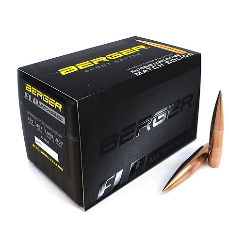 Berger VLD Target ELR 375 Caliber 407gr 50/Box - bild 2 av 6