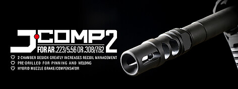 Strike Industries JCOMP V2 7.62x51 Mynningsbroms - bild 7 av 7