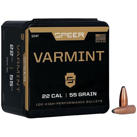 Speer Varmint JSP .224 Caliber 55gr 100/Box - bild 2 av 2