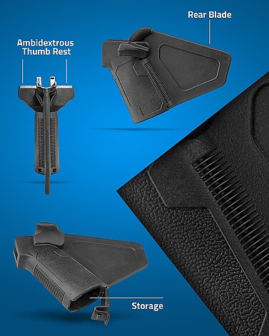 NcSTAR AR Featureless Mod2 Grepp Svart - bild 2 av 7
