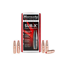 Hornady Sub-X Bullets 35 Cal (.357) 250gr 100/Box