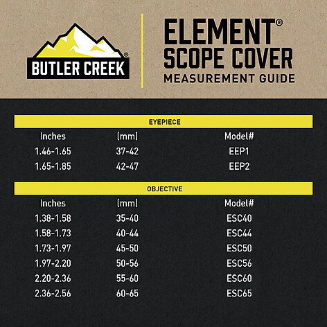 Butler Creek Element Okularskydd Storlek LG (42-47mm) - bild 10 av 12