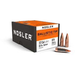 Nosler Ballistic Tip Varmint .22 60gr 250/Box