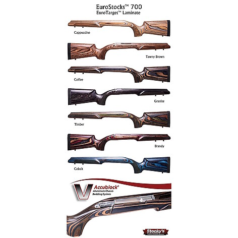 Stockys EuroTarget Remington 700 BDL LA Varmint Cobalt