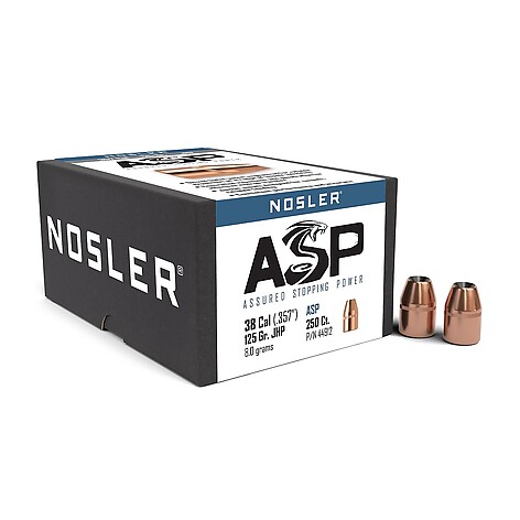Nosler ASP JHP .38 125gr 250/Box - bild 2 av 2