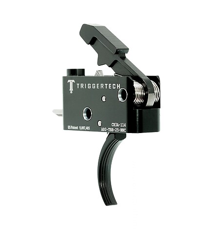 Triggertech Adaptable AR-15 2-Stage Curved Svart/Svart - bild 3 av 4