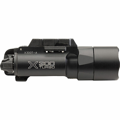 Surefire X300 Turbo Vapenlampa Picatinny Svart - bild 6 av 8