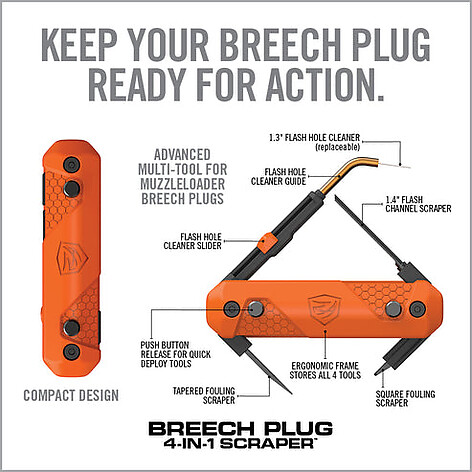 Real Avid Breech Plug 4-in-1 Skrapverktyg - bild 2 av 4