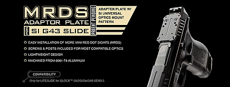 Strike Industries Glock 43/43X/48 Gen3-5 RMR/Docter/C-More - bild 4 av 4