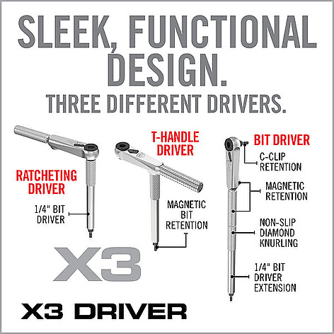 Real Avid X3 Driver Kit Smart-Torq Limiter Justerbar - bild 6 av 8