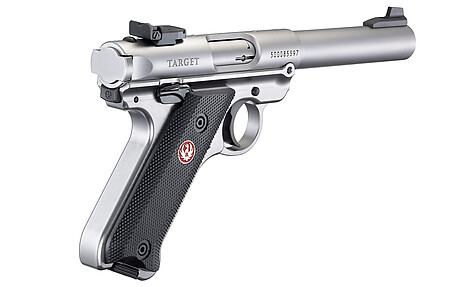 Ruger MKIV Target .22 LR Rostfri Pistol - bild 5 av 6