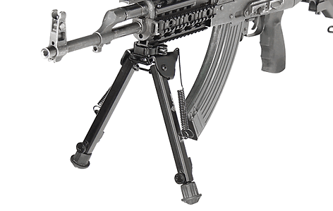 Leapers UTG Tactical OP Bipod QD Lever Mount 203-325mm - bild 2 av 5