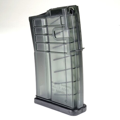 Heckler & Koch MR762 7.62mm 20 Skott Magasin