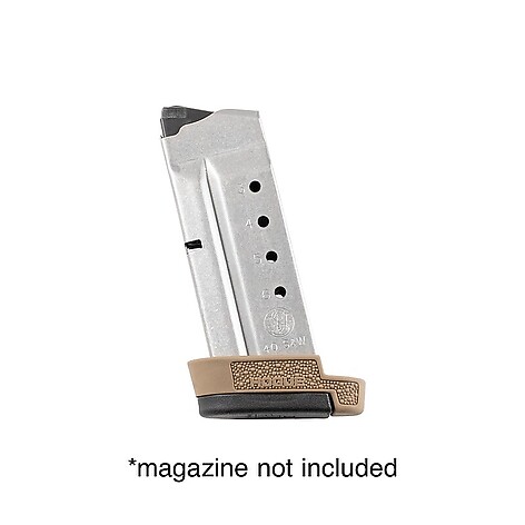 Hogue OverMolded Rubber Base S&W M&P 40 Shield 7 Skott FDE - bild 3 av 3