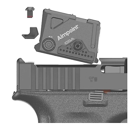 Glock 48 A-Cut COA FS 9x19 Combo Pistol - bild 2 av 4