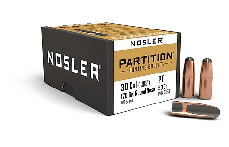 Nosler Partition RN .30 170gr 50/Box - bild 2 av 2