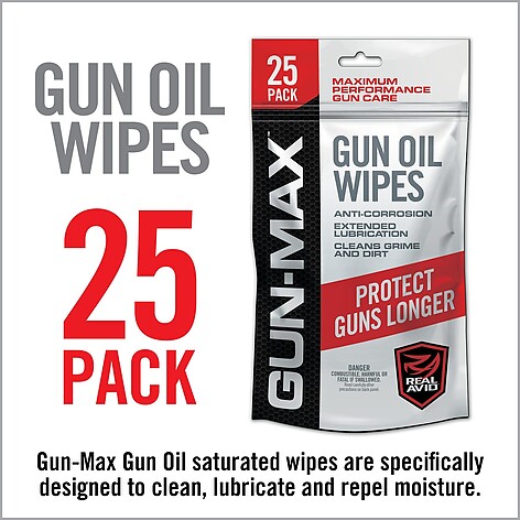 Real Avid Gun-Max Gun Oil Wipes 25 pack - bild 2 av 7