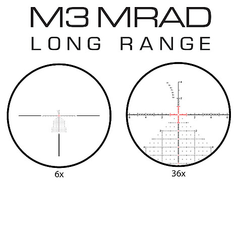 Meprolight MVO 3-18x44 FFP Belyst M3 MRAD Kikarsikte - bild 2 av 8