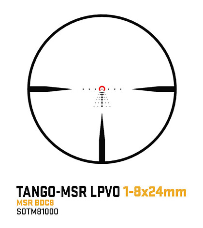 Sig Sauer TANGO-MSR LPVO 1-8x24 SFP IR MSR-BDC8 Coyote - bild 4 av 7