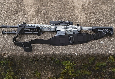 Grovtec QS Heavy Gunner Sling Vapenrem Svart - bild 2 av 4