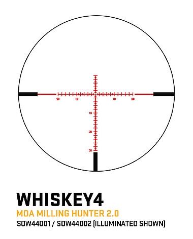 Sig Sauer WHISKEY4 5-20x50 FFP Belyst MOA Milling Hunter 2.0 - bild 5 av 5