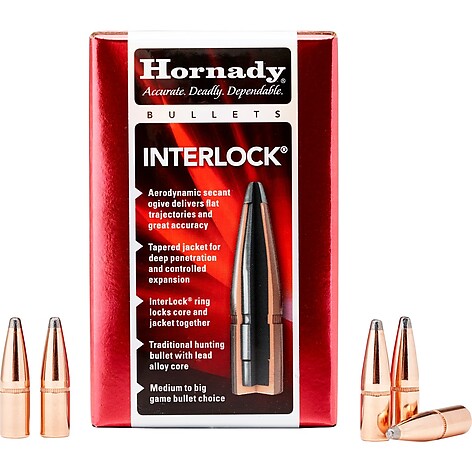 Hornady Interlock Rifle Bullets 7.62mm (.310) 123gr SP 2800/Box - bild 3 av 3