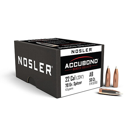 Nosler Accubond .22 70gr 50/Box