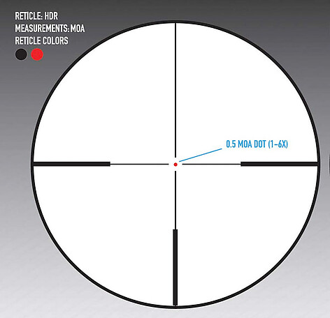 Sightmark Presidio 1-6x24 SFP Belyst HDR Kikarsikte - bild 7 av 7