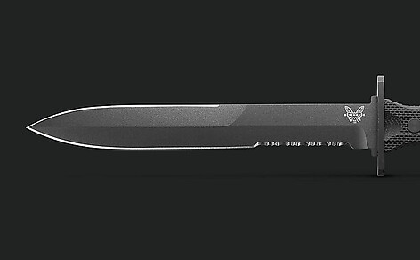Benchmade 185SBK SOCP Fast Blad Svart Kniv - bild 5 av 8