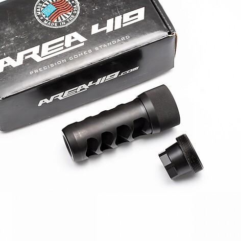 Area 419 Sidewinder Self Timing .375 3/4-24 Muzzle Brake - bild 4 av 4