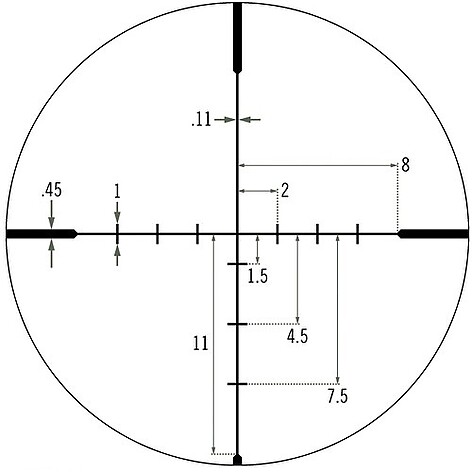 Vortex Crossfire II 4-16x50 AO Dead-Hold BDC Kikarsikte - bild 5 av 7
