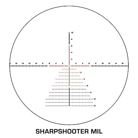 Swampfox Kentucky Long 4-24x50 SF Belyst FFP Sharpshooter MIL - bild 5 av 9