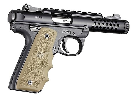 Hogue OverMolded Ruger MK IV 22/45 Vapengrepp FDE - bild 2 av 2