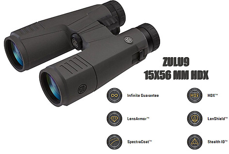 Sig Sauer ZULU9 9x45 HDX Graphite Kikare - bild 4 av 5