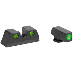 Meprolight Hyper-Bright för Glock 42,43,43x/48 Grön Set