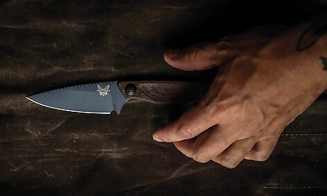 Benchmade 203BT-03 Dacian Brown Canvas Micarta Kniv - bild 3 av 5