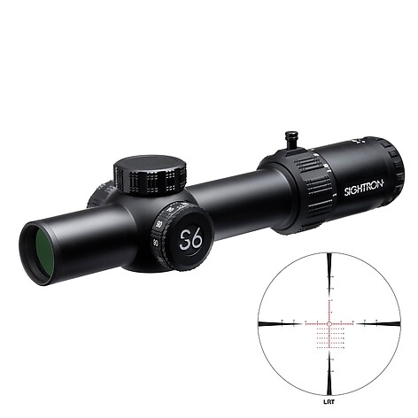 Sightron S6 1-6x24 FFP Belyst LRT Kikarsikte - bild 6 av 7
