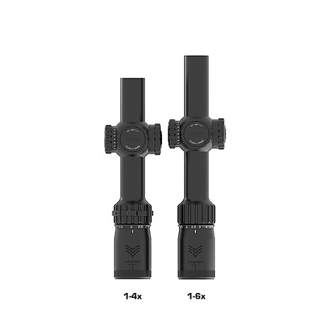 Swampfox Tomahawk II 1-4x24 Belyst SFP Guerrilla Dot BDC - bild 10 av 10