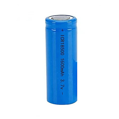 Batteri 18500 med 1600 mAh