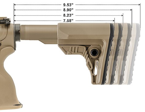 Leapers UTG Pro AR15 OPS Ready S4 Mil-Spec FDE - bild 4 av 7