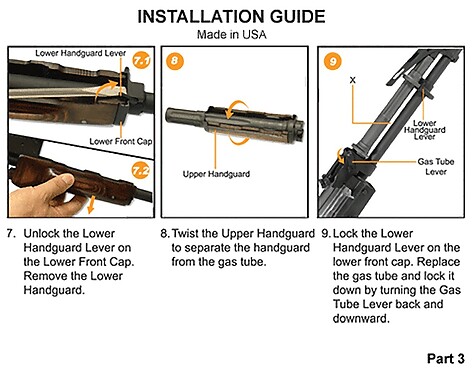 Leapers UTG Pro AK Quad Rail Yugo M70 Handguard - bild 4 av 7